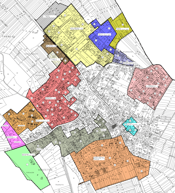 Bebauungsplan Vrstetten