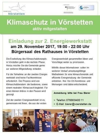 Einladung 2. Energiewerkstatt
